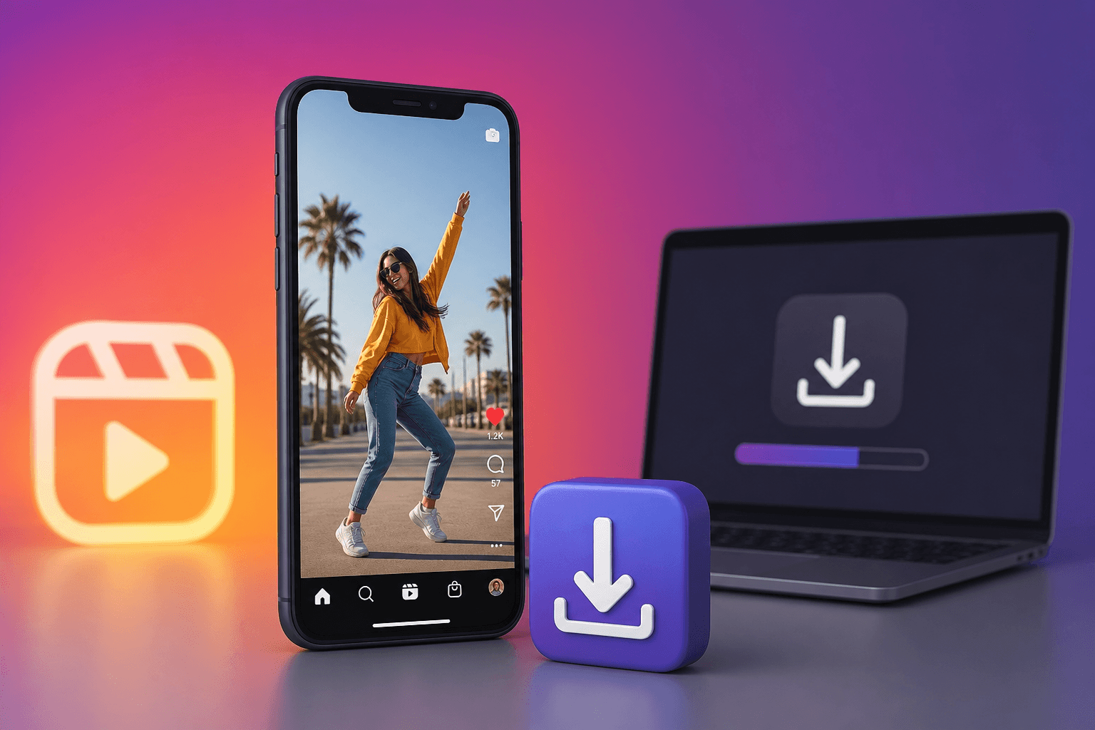Instagram Reels downloader without watermark comparison